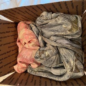 Mystery box - plus size embossed baroque style - 2 items total